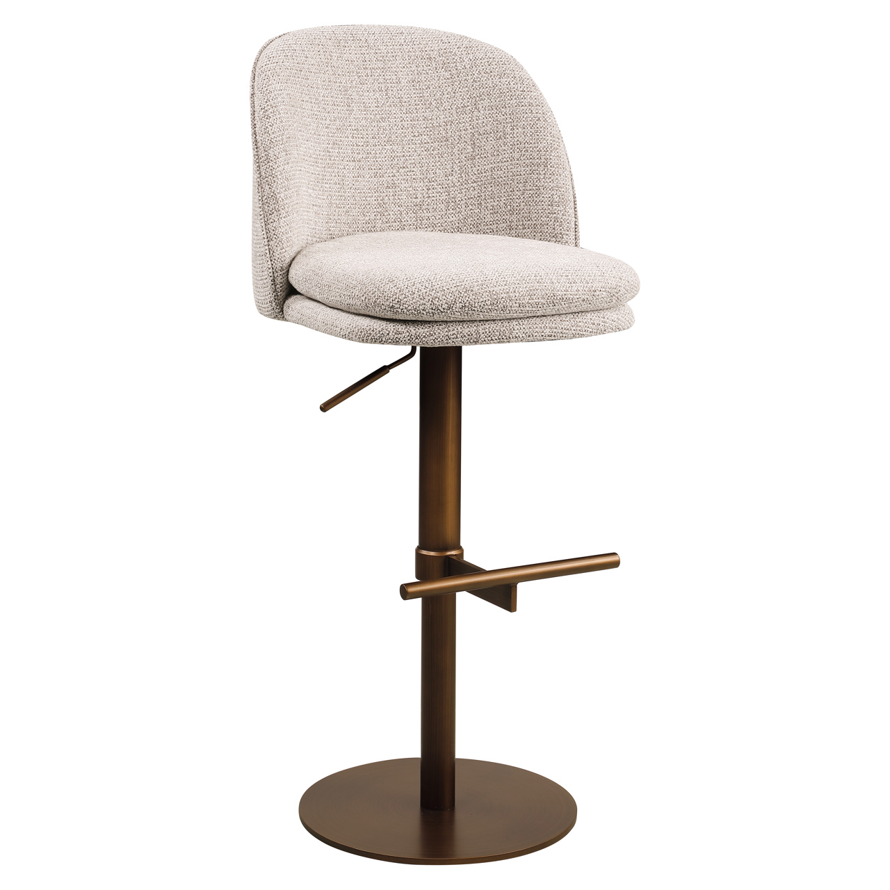 Barhocker Vesper mocca fancy swivel