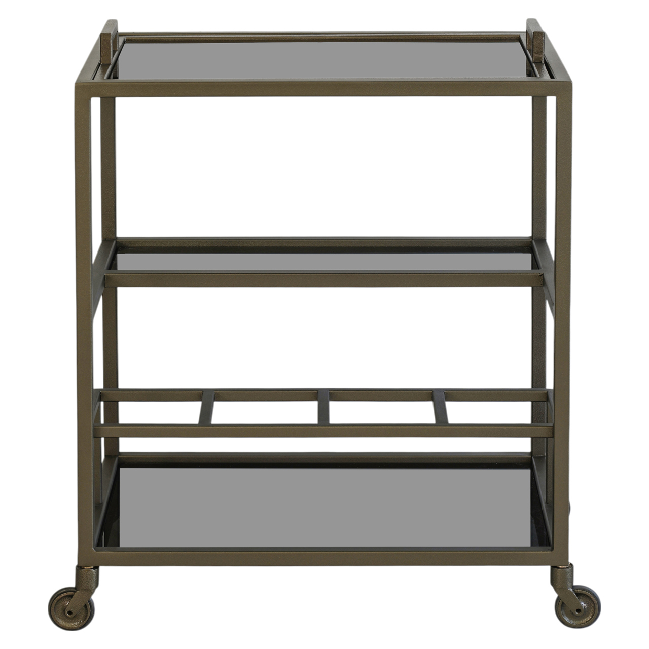 Servierwagen Ruinart brass antique