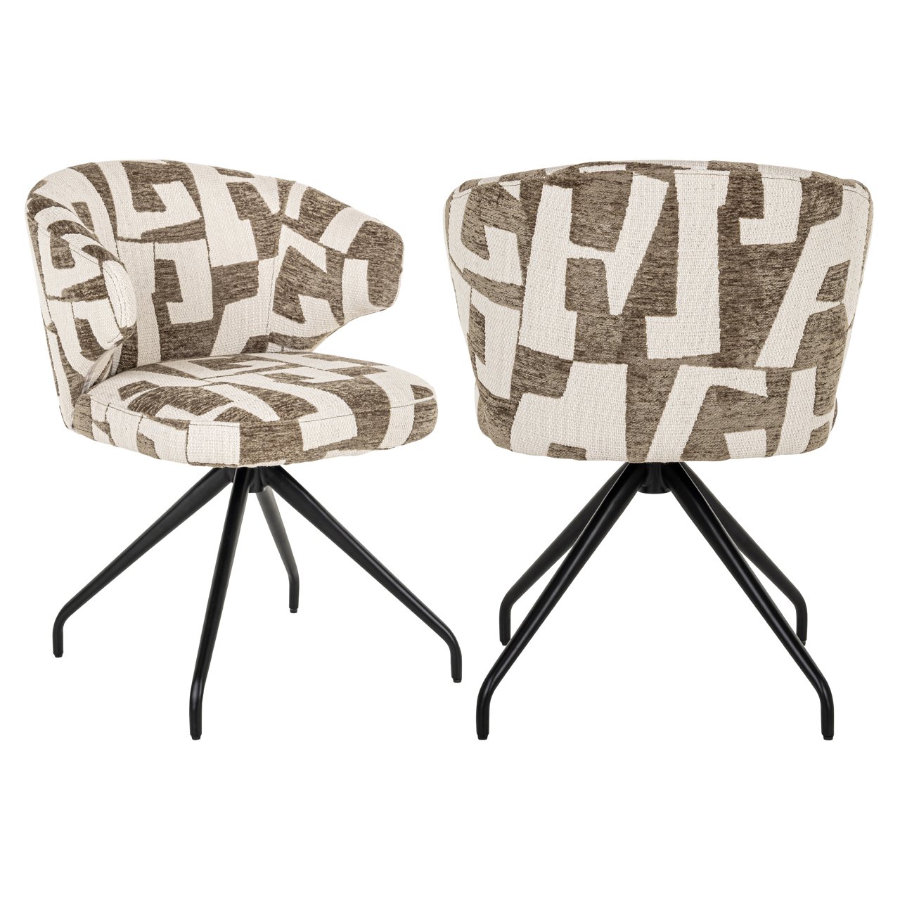 Esszimmerstuhl Milly moss graffic swivel