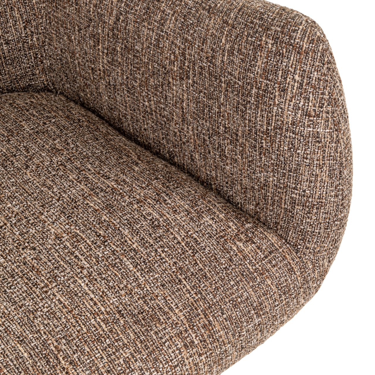 Esszimmerstuhl Aldo brown tweed swivel