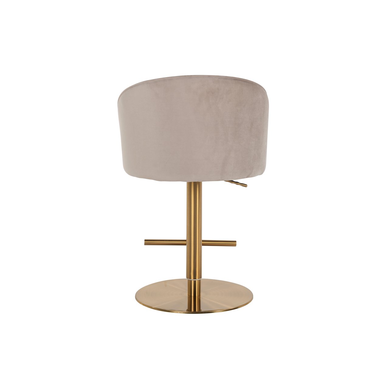 Barhocker Zabi khaki velvet swivel Barhocker Zabi khaki velvet swivel