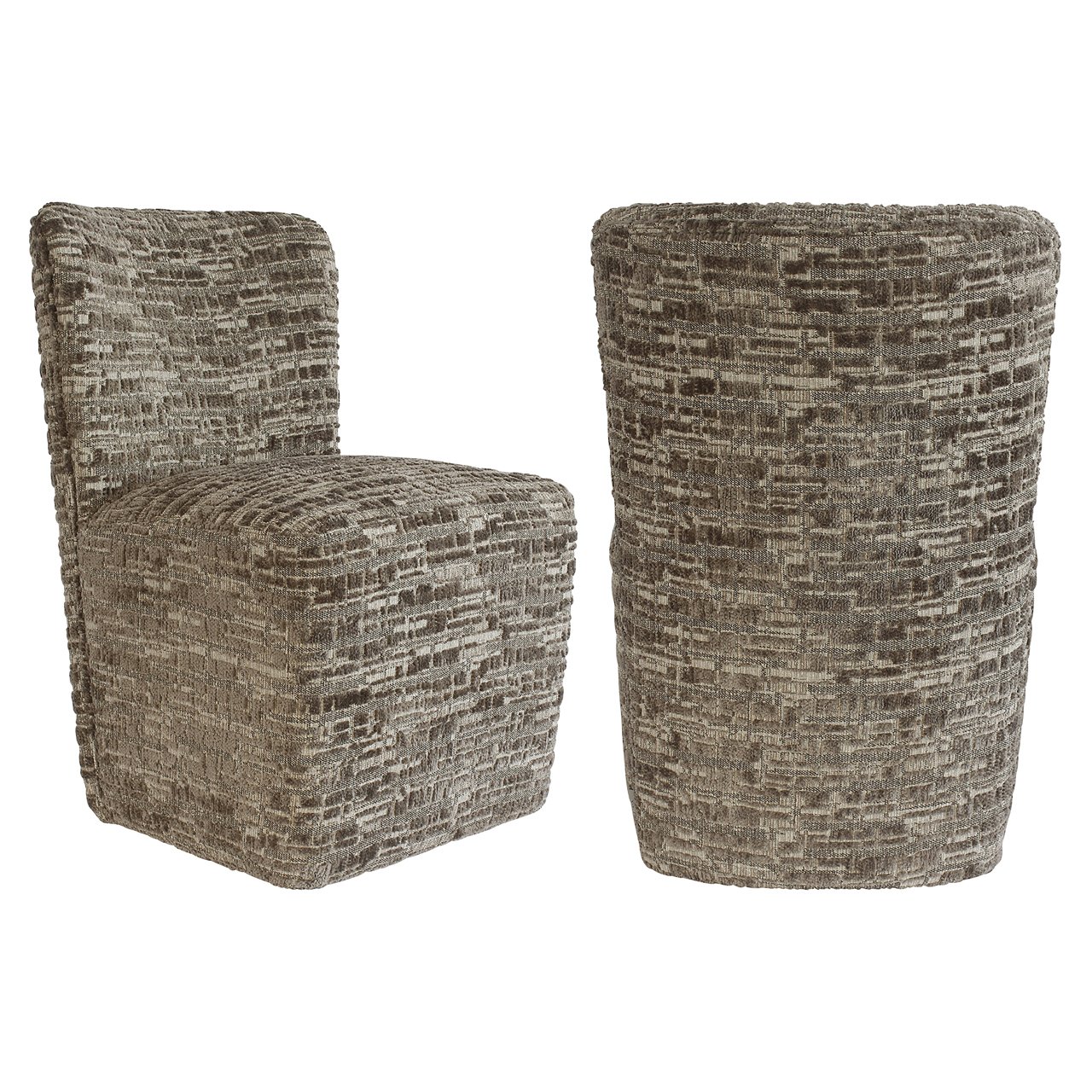 Esszimmerstuhl Lorain greige on wheels