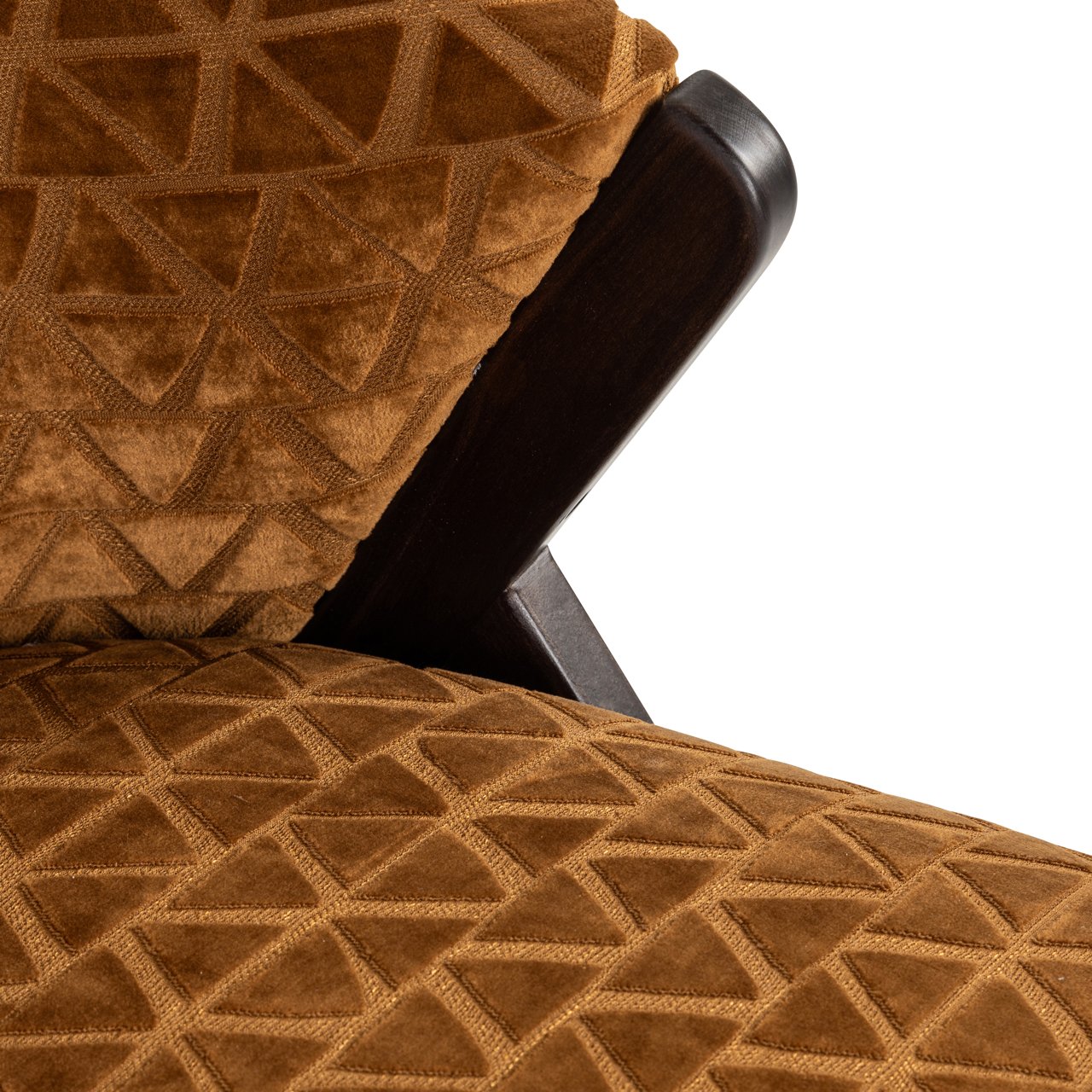 Lounge Stuhl Mia old gold triangle