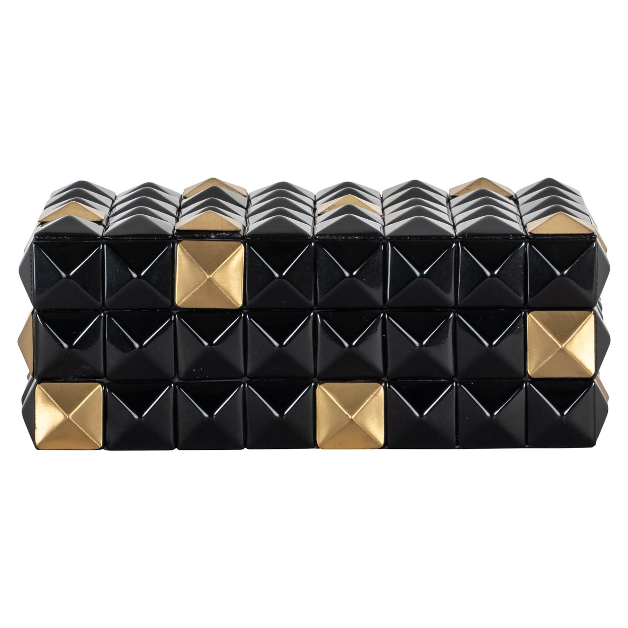 Aufbewahrungsbox Velicia black/gold