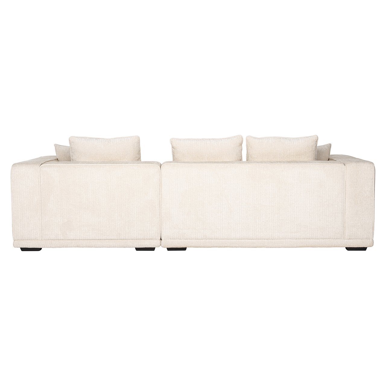 Sofa Lusso 3-Sitzer beige Chenille (Niagara 902 beige)