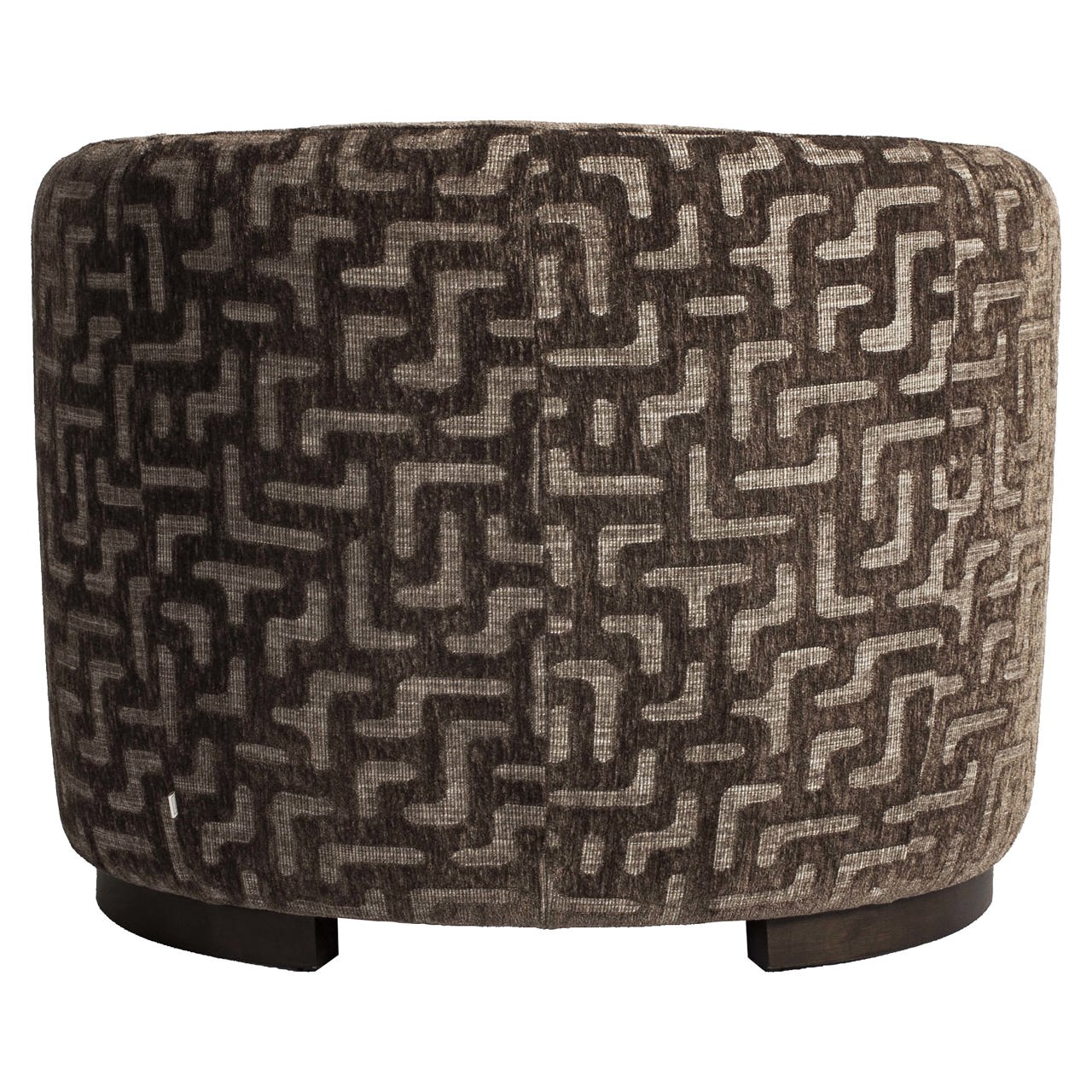Lounge Stuhl Hannah brown labyrinth fire retardant