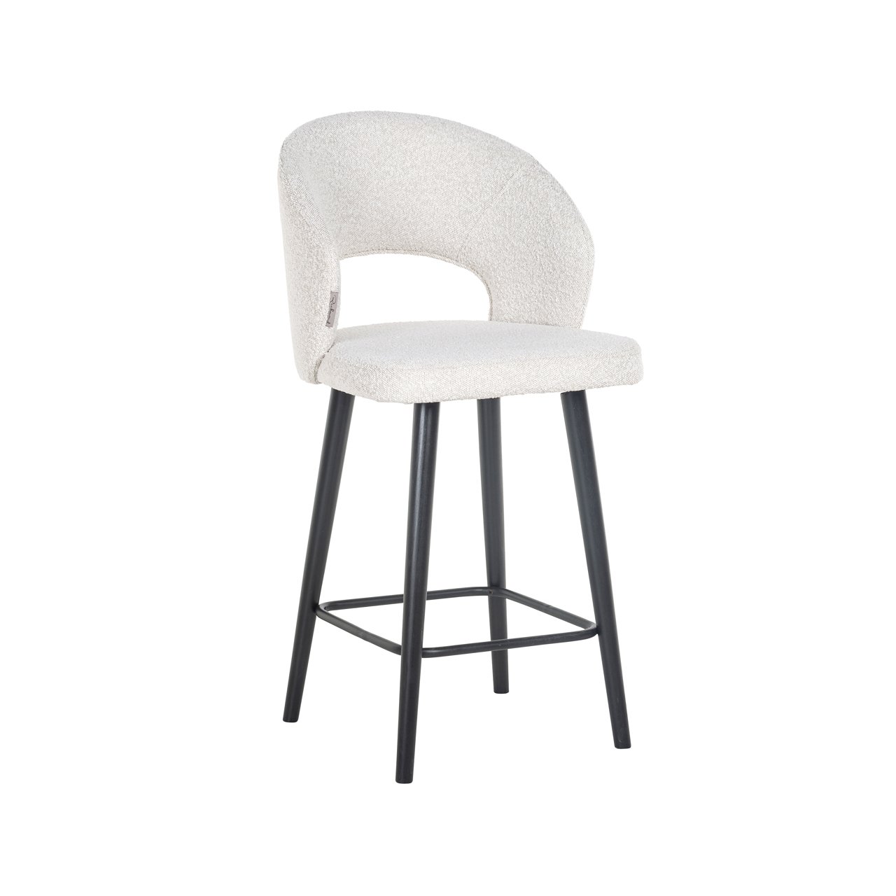Thekenstuhl Savoy white bouclé Thekenstuhl Savoy white bouclé