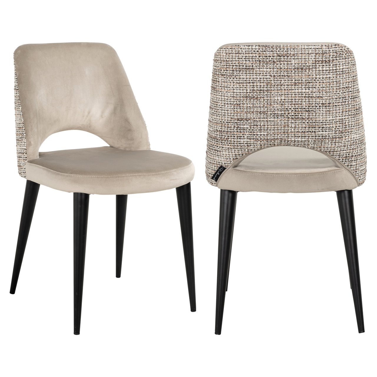 Esszimmerstuhl Tabitha trendy nature fire retardant (Set of 2)