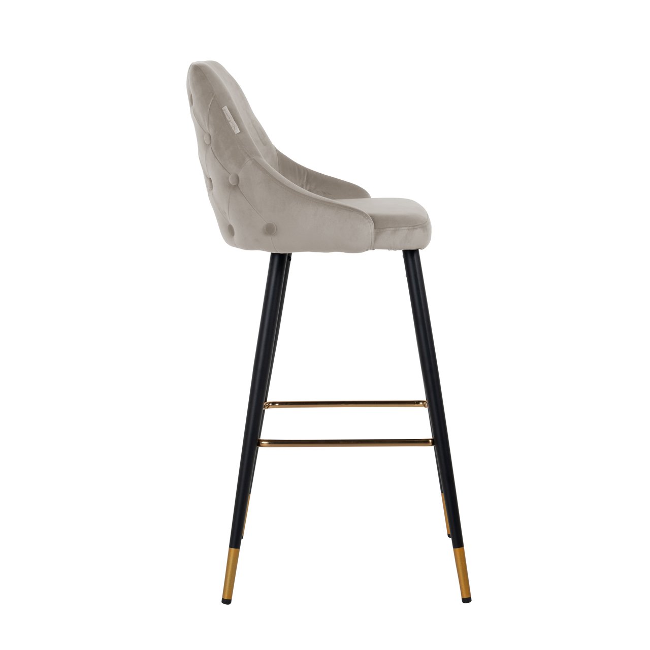 Barhocker Imani khaki velvet (Set of 2) Barhocker Imani khaki velvet (Set of 2)