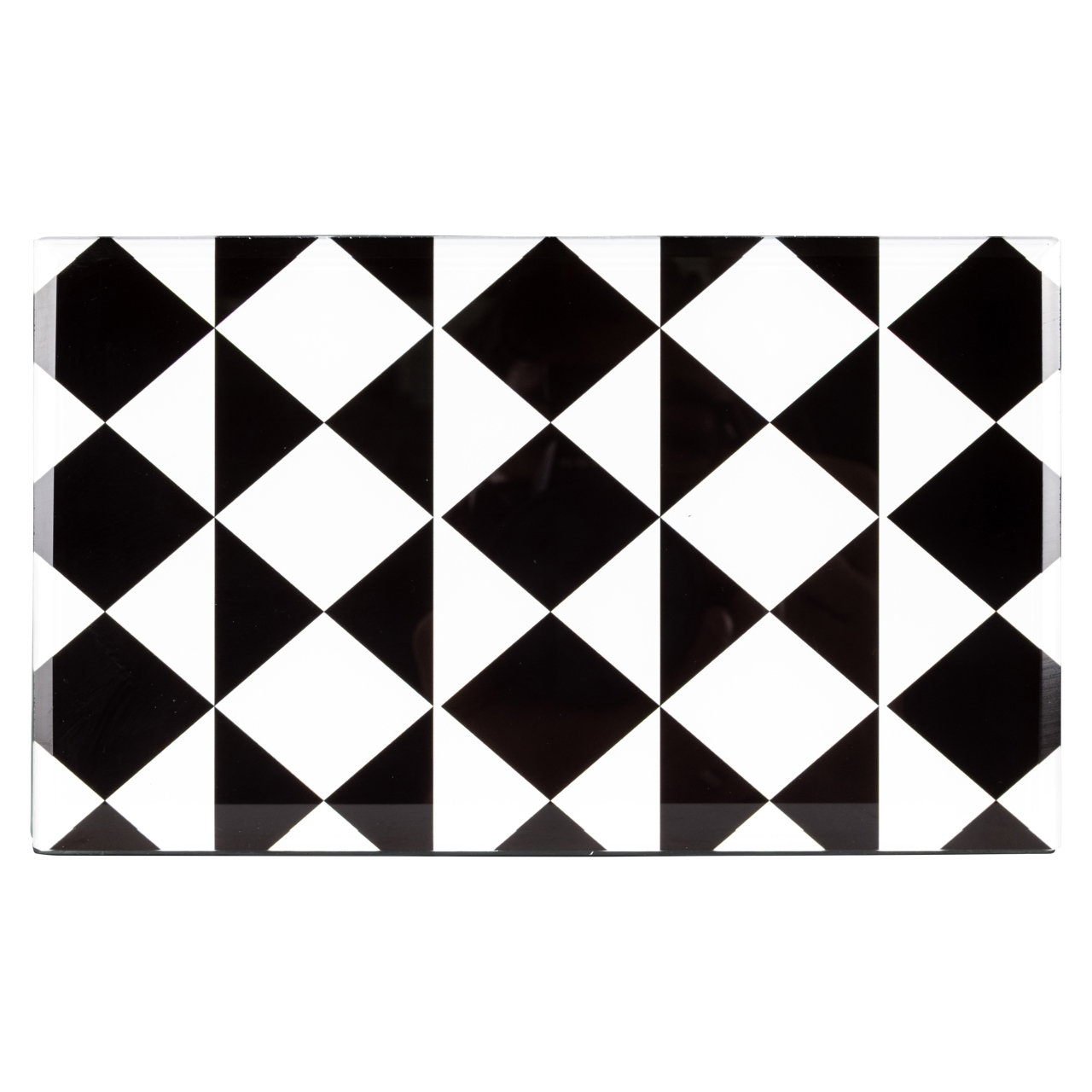 Aufbewahrungsbox Silas black/white small