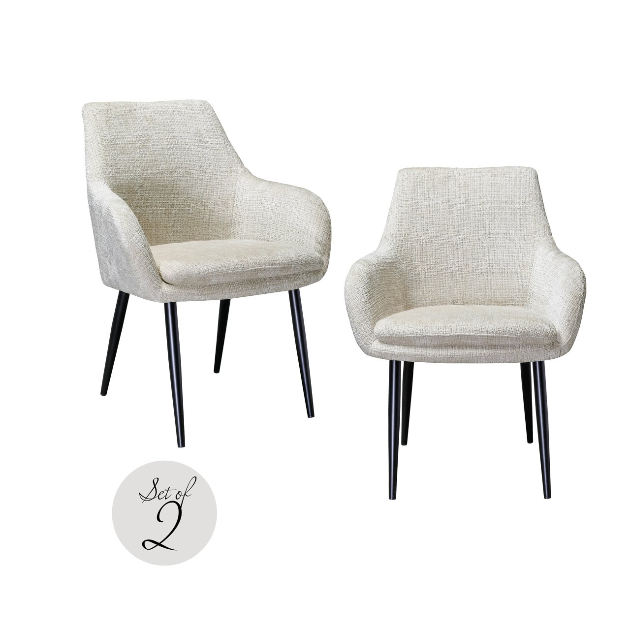 Esszimmerstuhl Chrissy niagara beige (Set of 2)