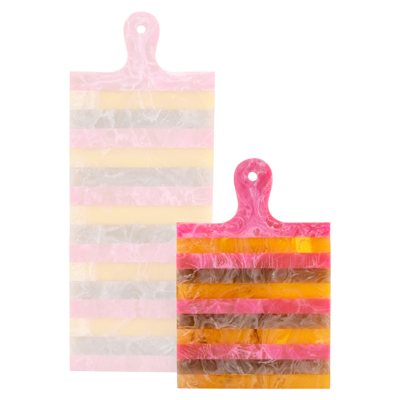 Tablett Cindy pink/orange - serving board small