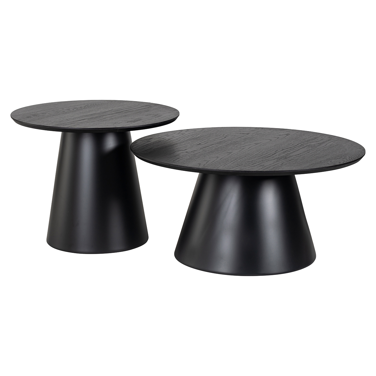 Couchtisch Jazz set von 2 (Black)