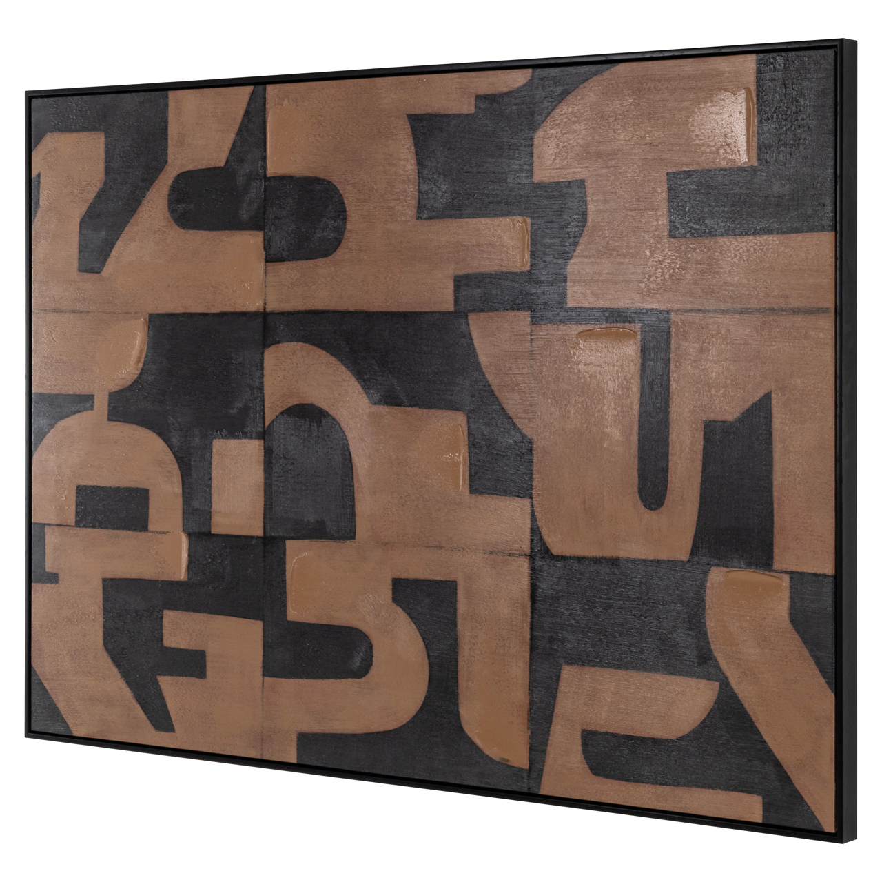 Wandkunst Cascade brown