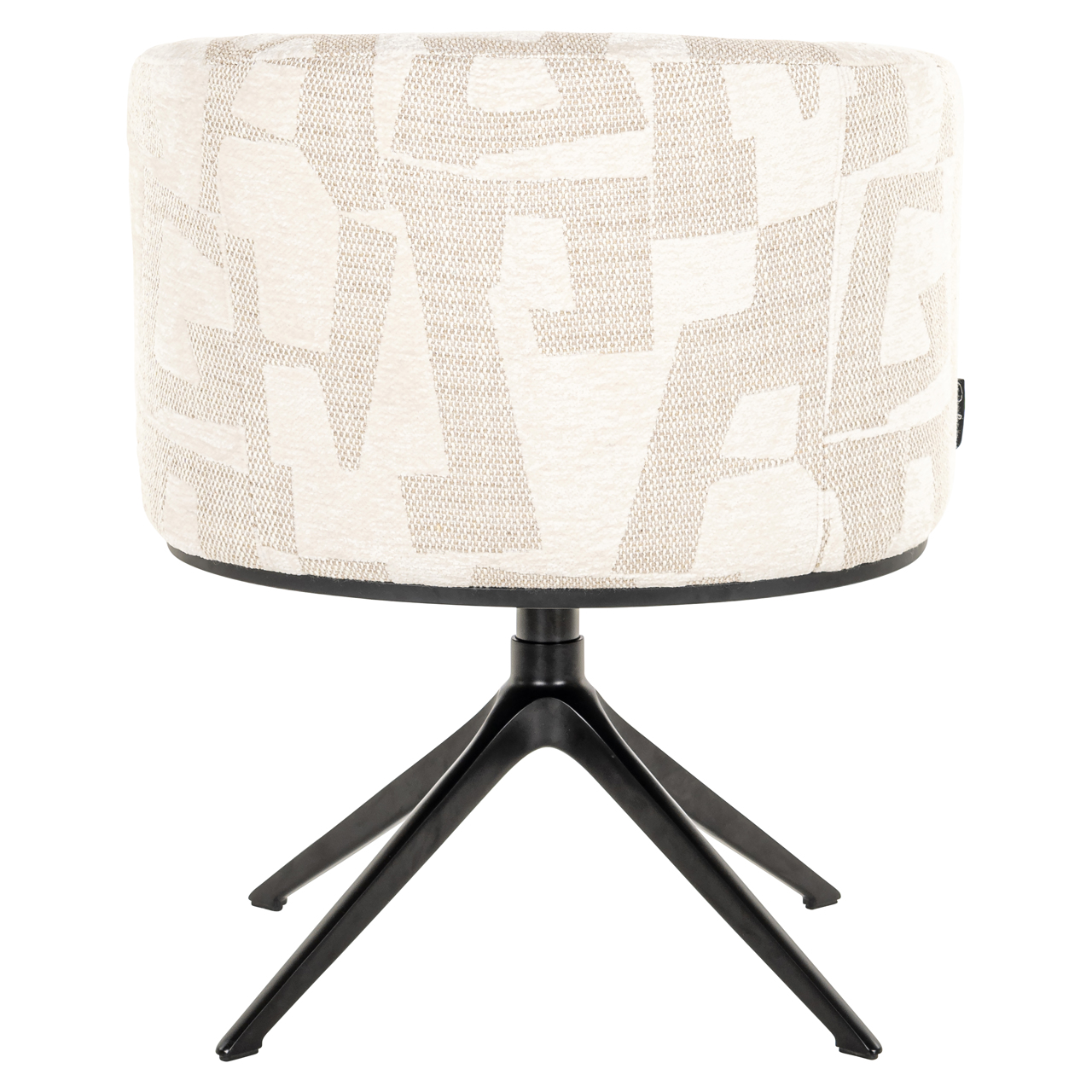 Esszimmerstuhl Cheyenne beige graffic swivel