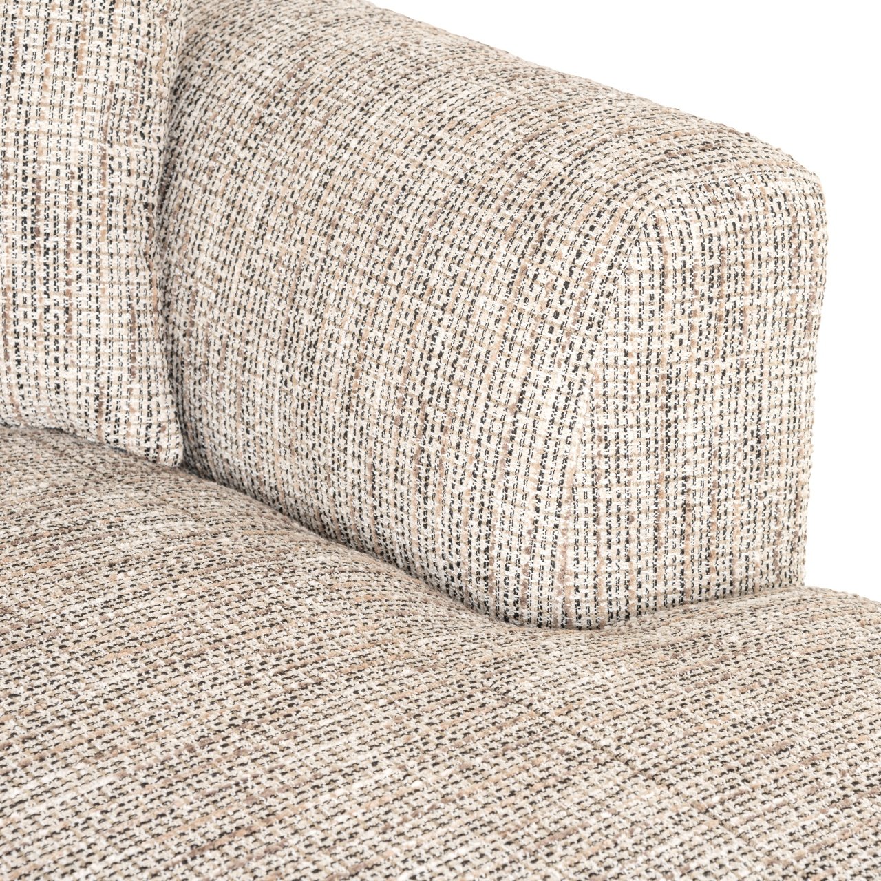 Sofa Hoxton trendy nature 3-seater + lounge right