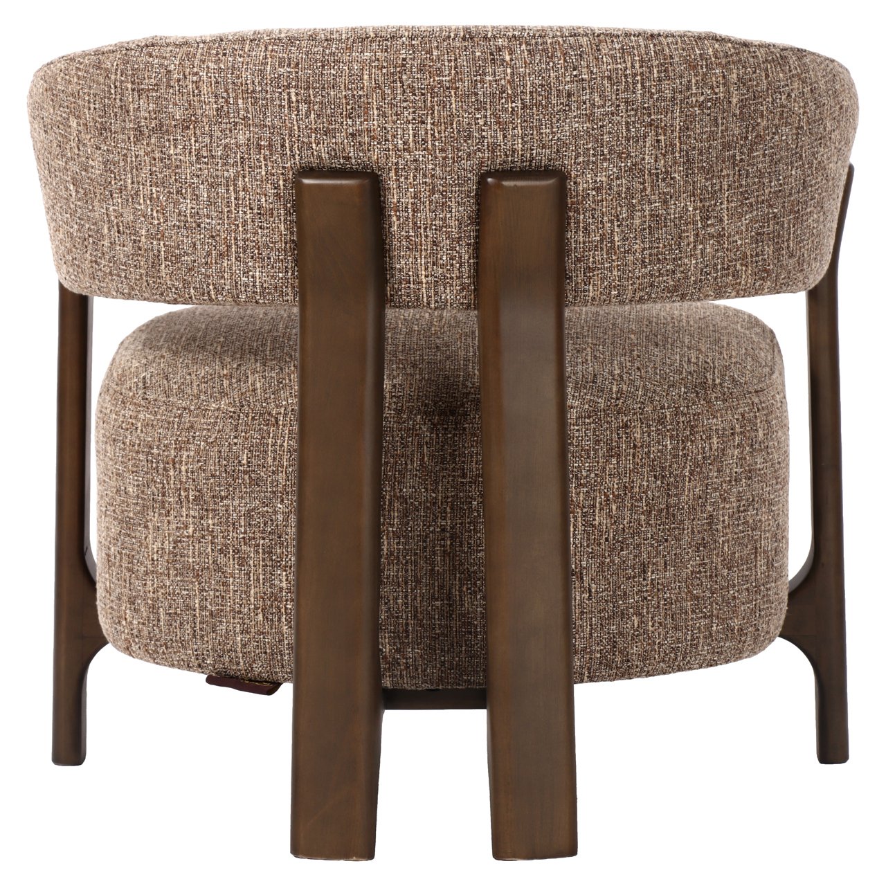 Lounge Stuhl Dalara brown tweed