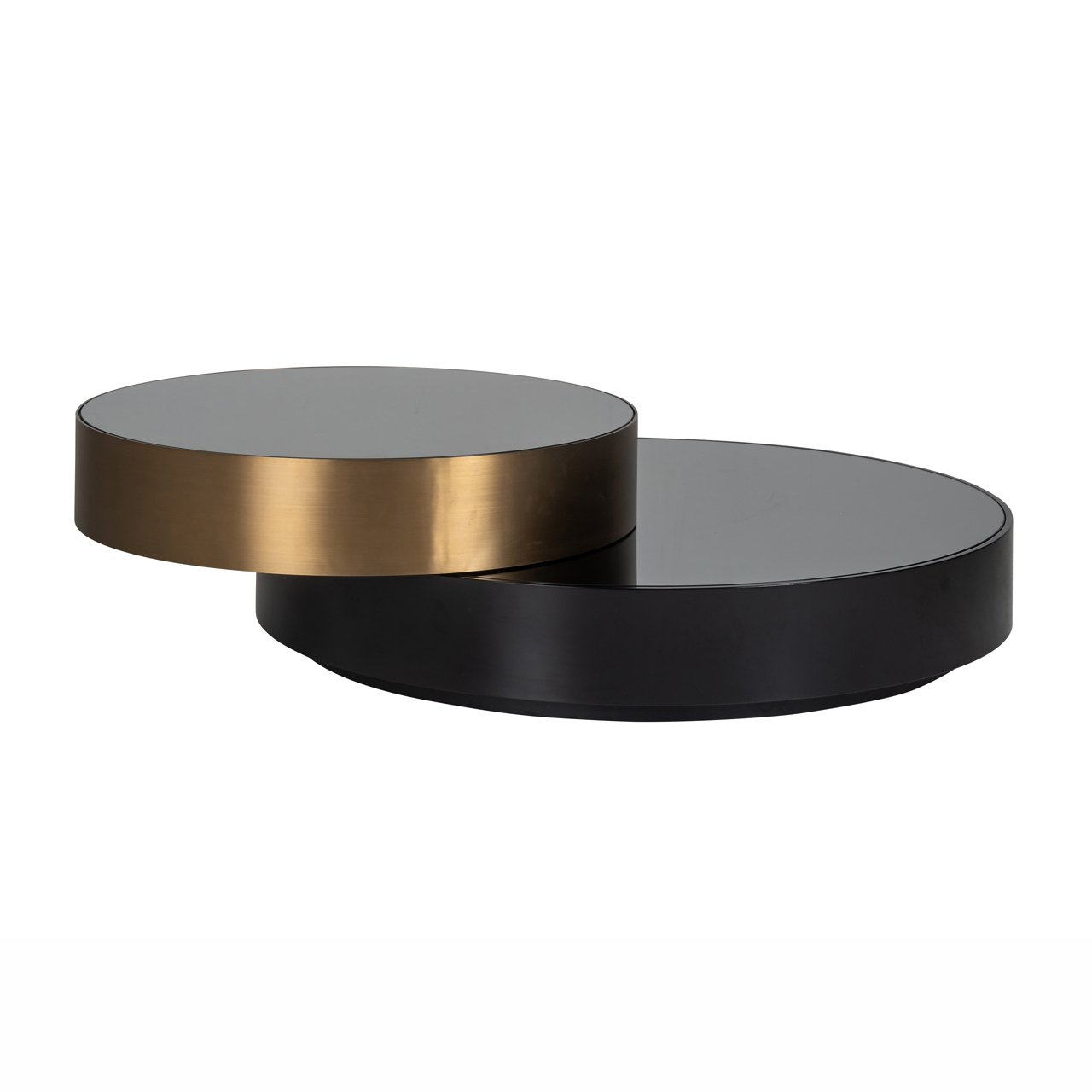 Couchtisch Slice black/gold