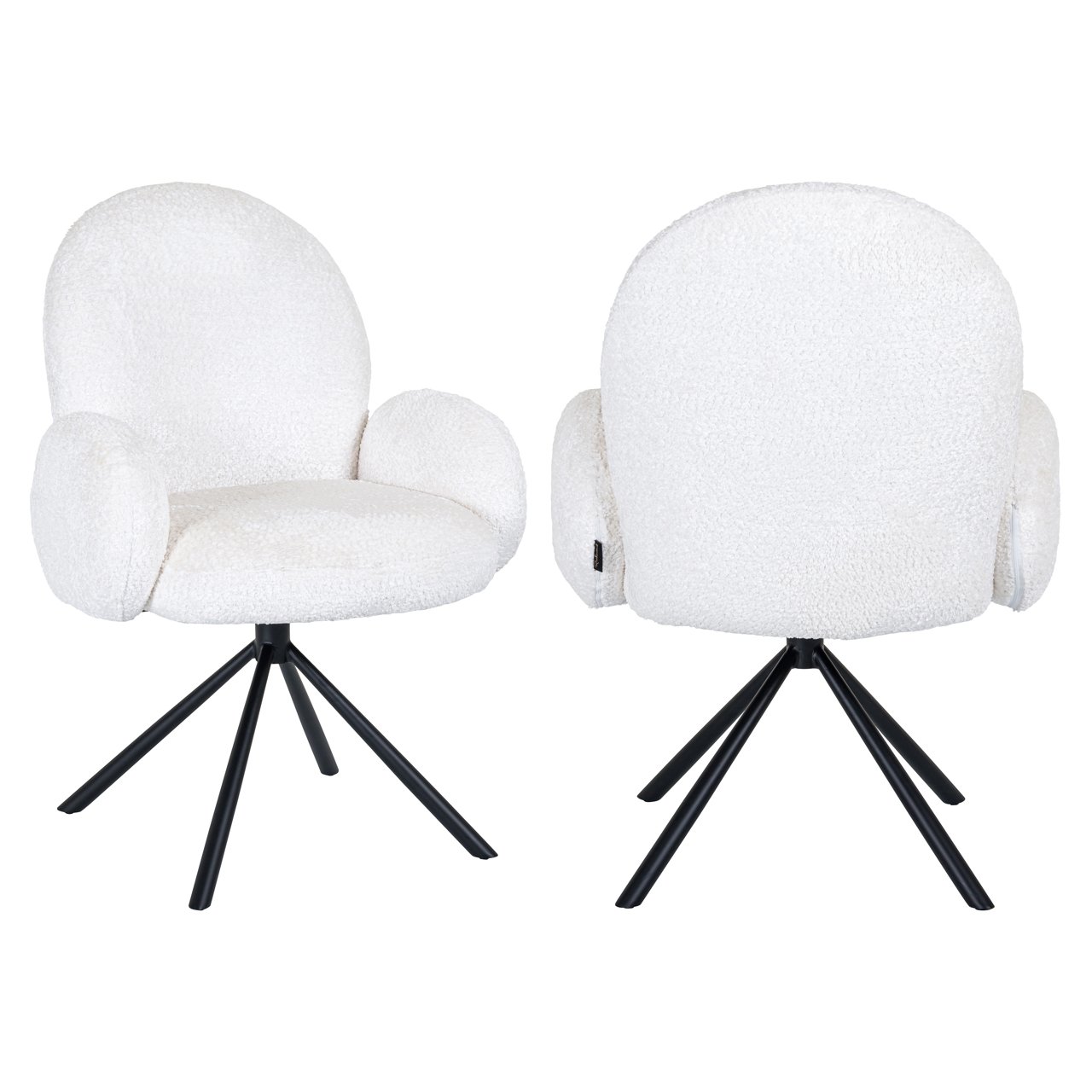 Esszimmerstuhl Jolie sheep white swivel Esszimmerstuhl Jolie sheep white swivel