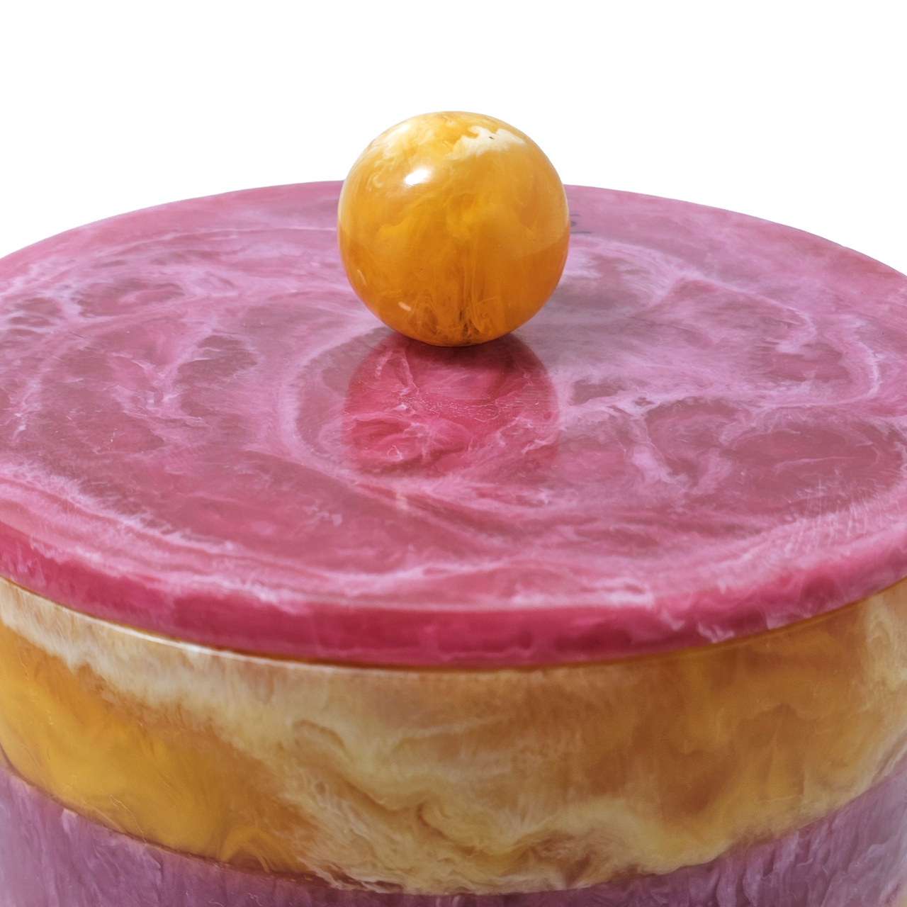 Aufbewahrungsbox Lilybelle pink/orange storage jar small