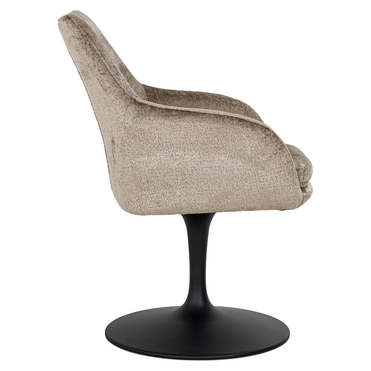 Esszimmerstuhl Marlon taupe chenille swivel Esszimmerstuhl Marlon taupe chenille swivel
