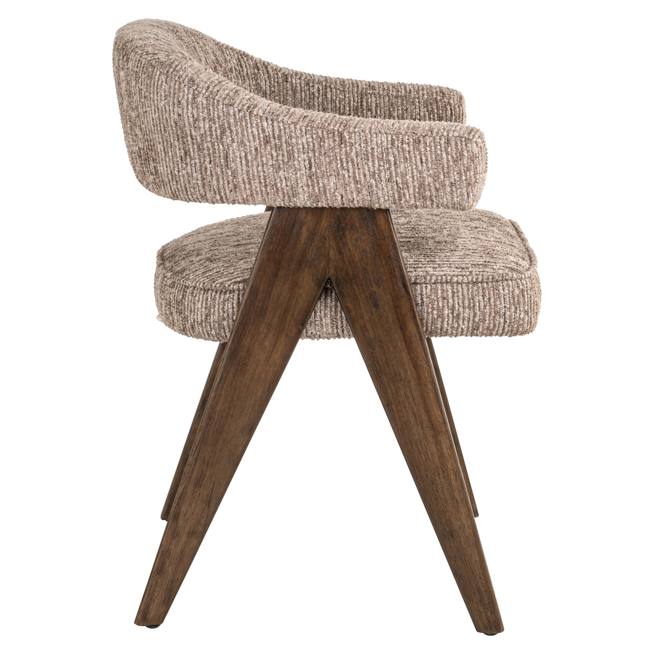 Esszimmerstuhl Mori mocca linear fire retardant