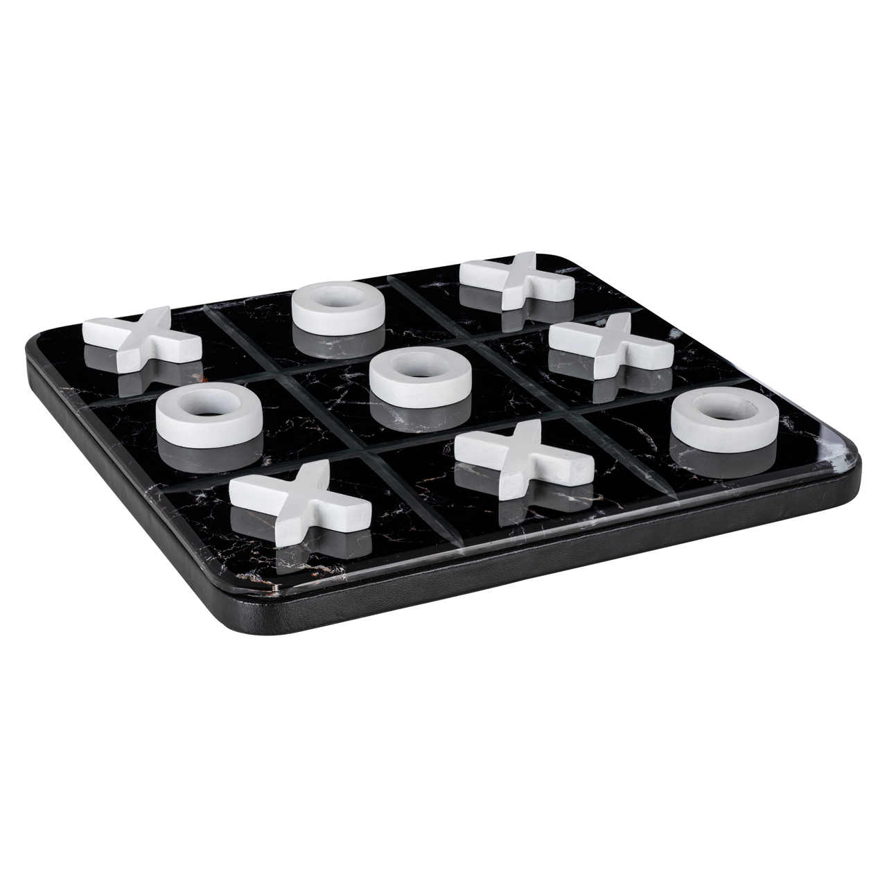 Dekoratives Spiel Trixi black/white Tic-Tac-Toe