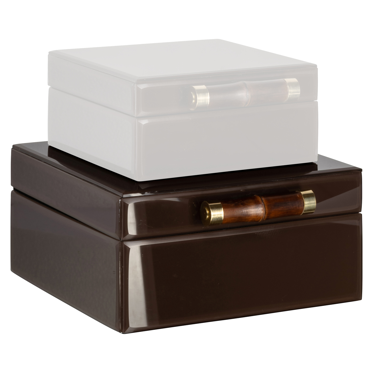 Aufbewahrungsbox Echo dark brown large