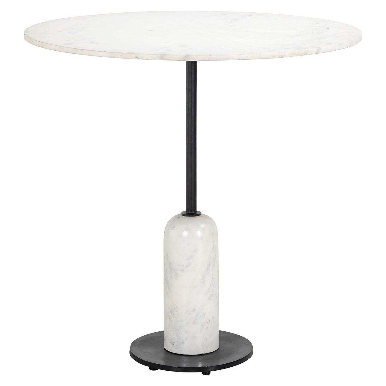 Bistrotisch Jagger 76Ø (Black/white)