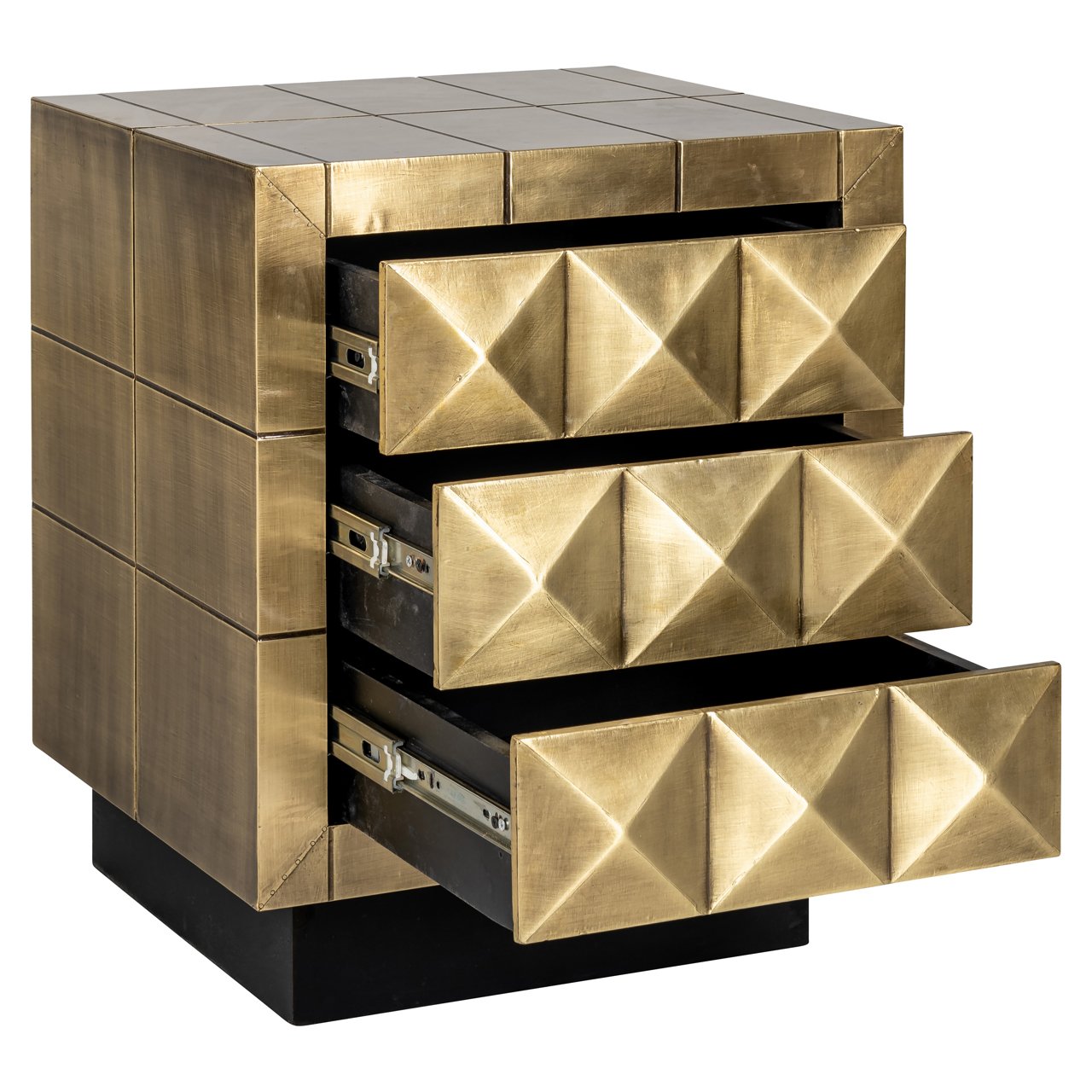 Nachttisch Collada brushed gold Nachttisch Collada brushed gold