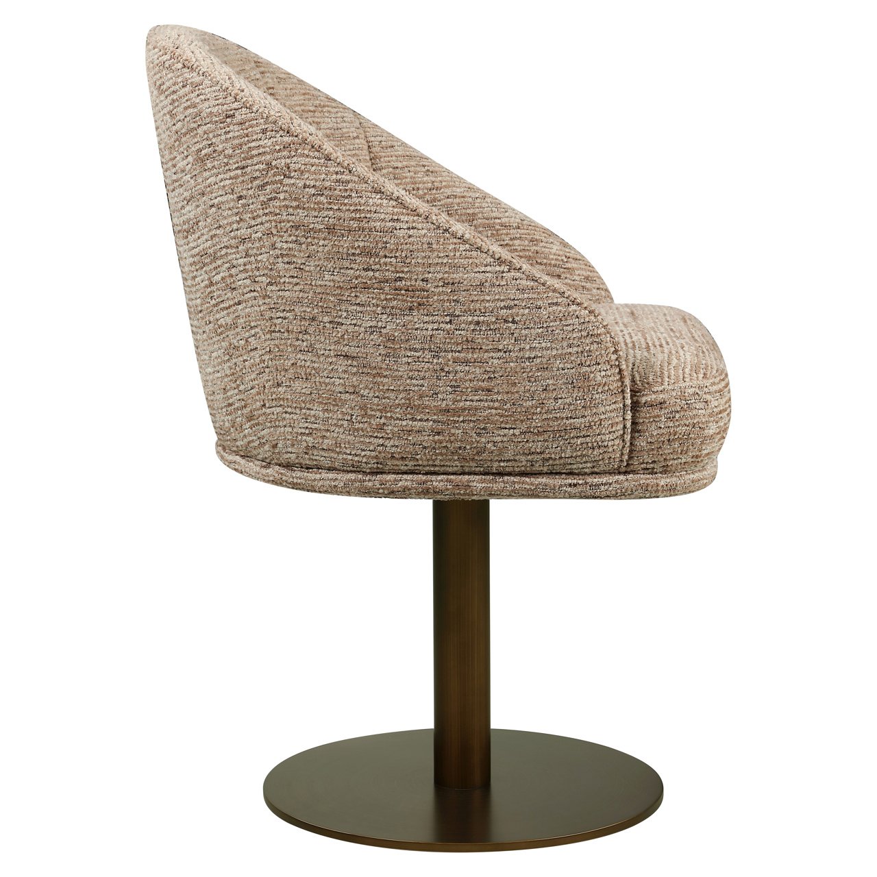 Esszimmerstuhl Beverly mocca linear swivel