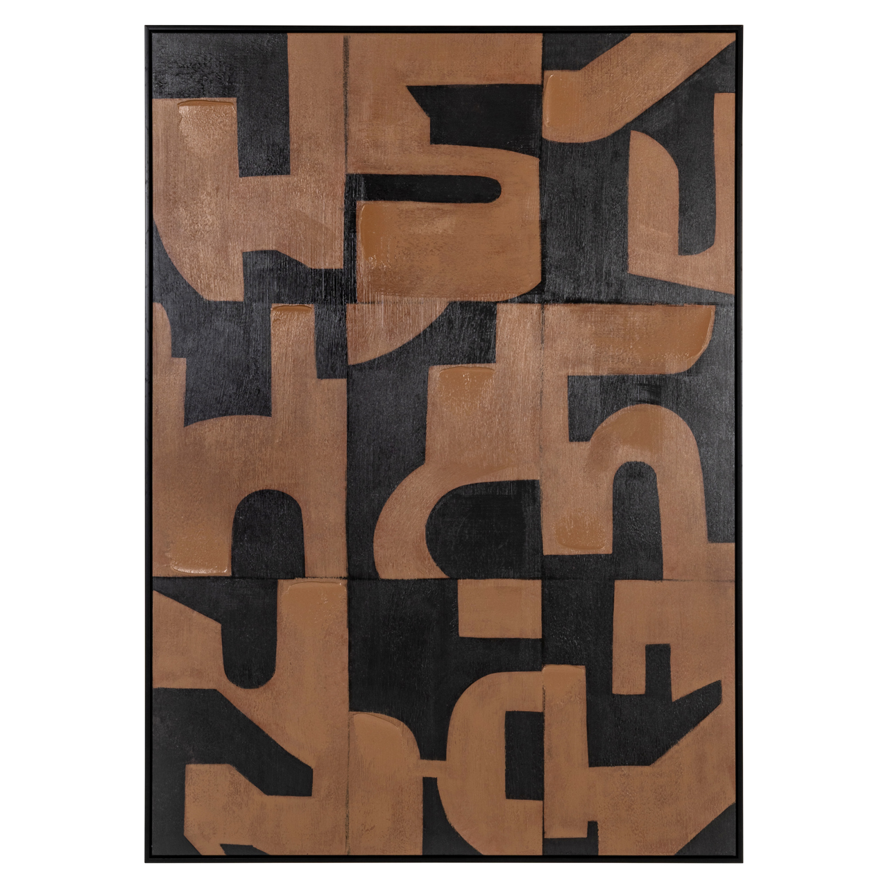 Wandkunst Cascade brown