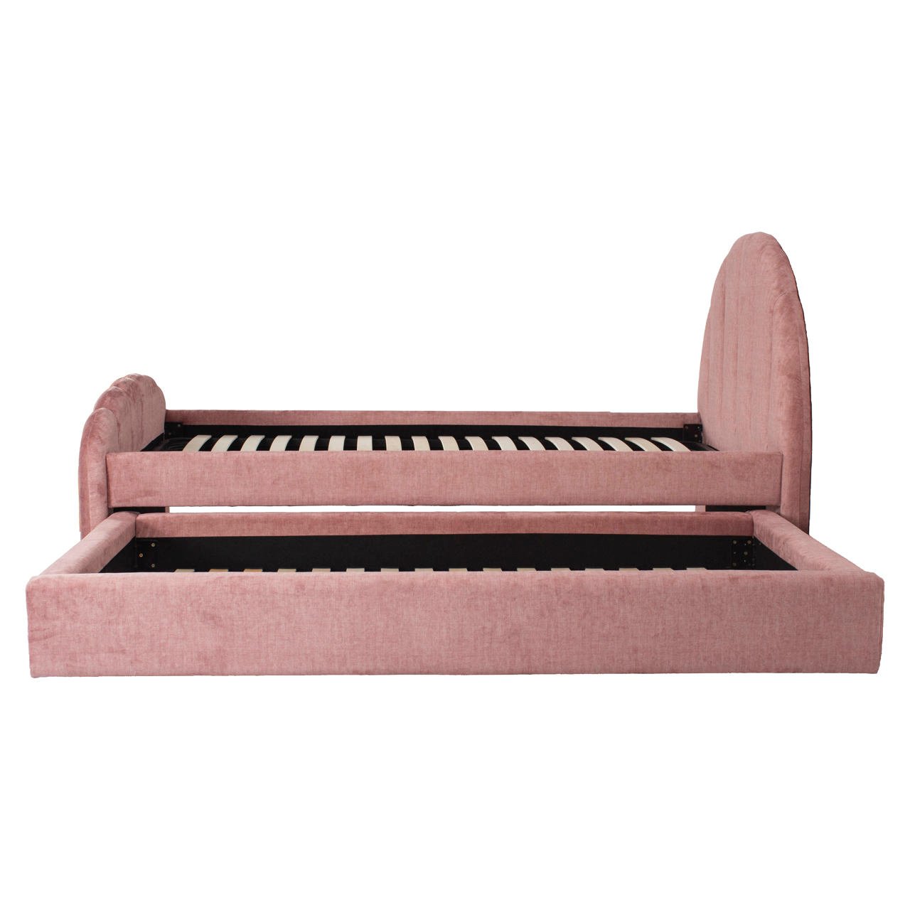 Bett Pixie rosewood jewel 120x200 with pull-out bed