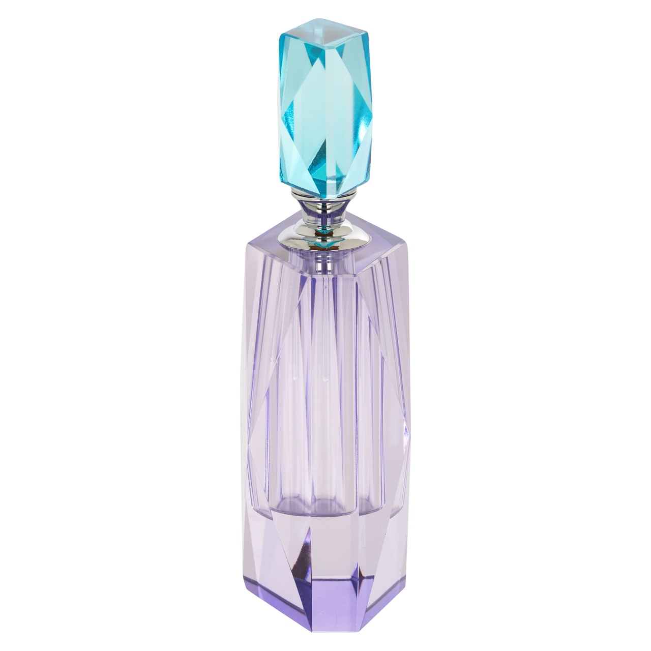 Dekoratives Objekt Phine purple perfume bottle