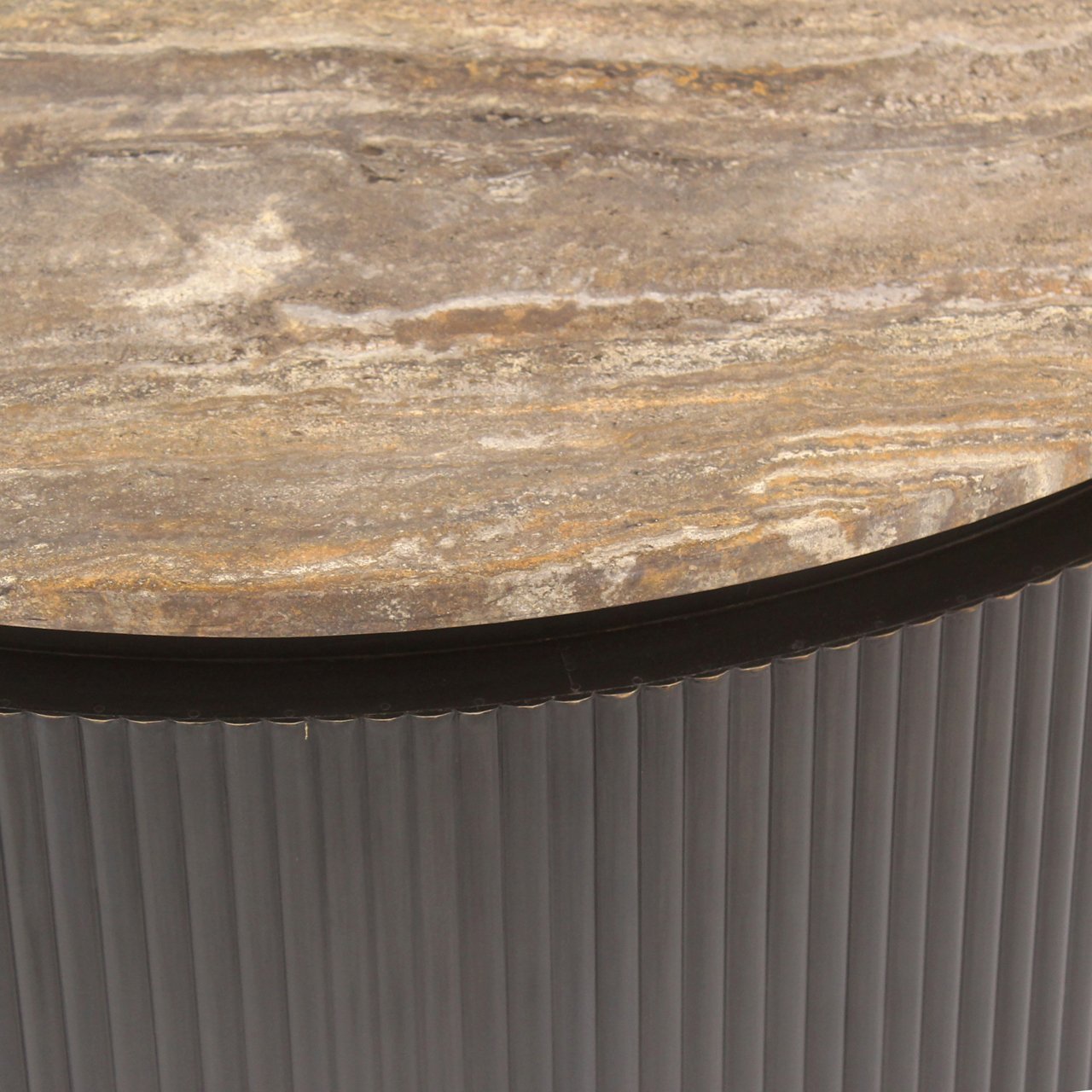 Couchtisch Russo ash brown 90Ø