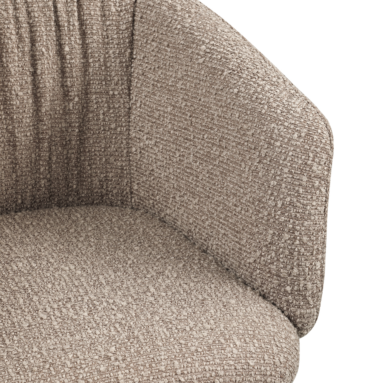 Esszimmerstuhl Madeline mocca chunky swivel
