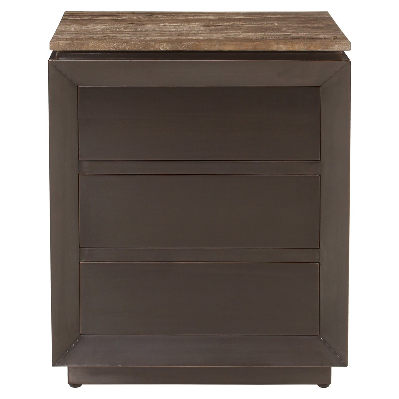Nachttisch Russo ash brown 3-drawers