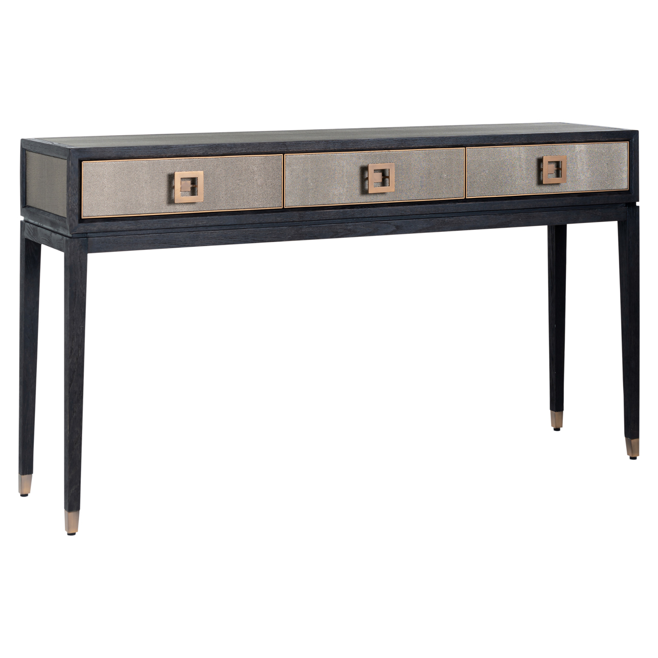 Konsole Bloomville brass shagreen