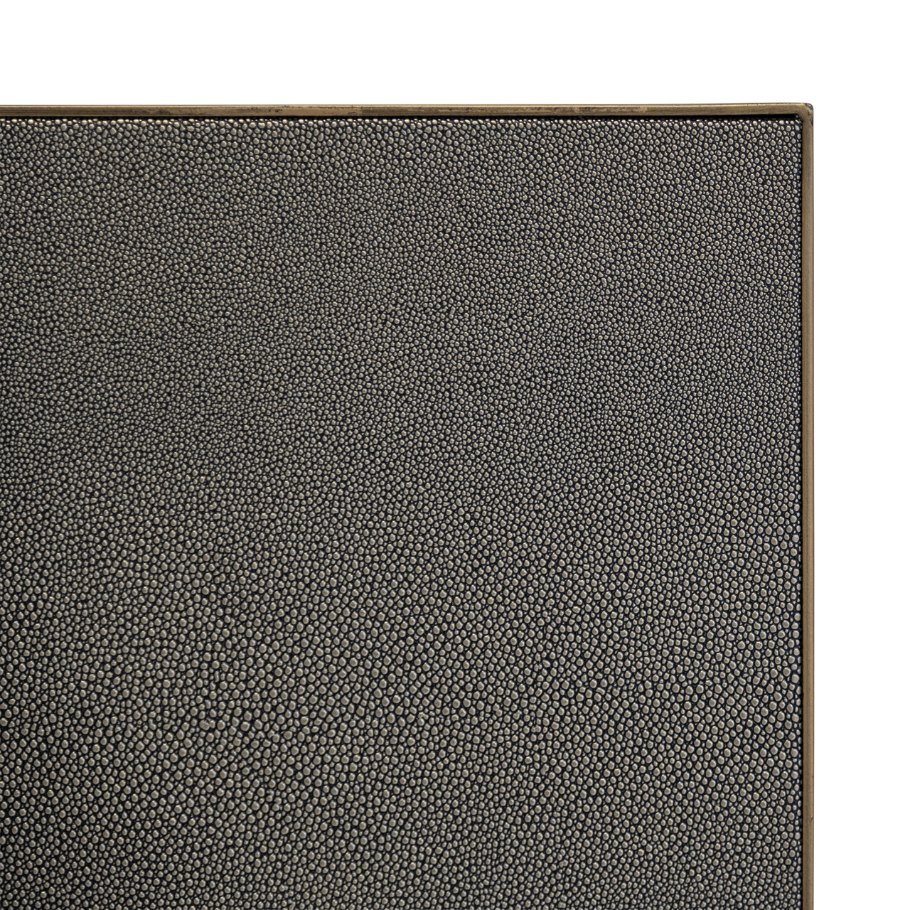 Esstisch Bloomville brass shagreen incl. glass top 200