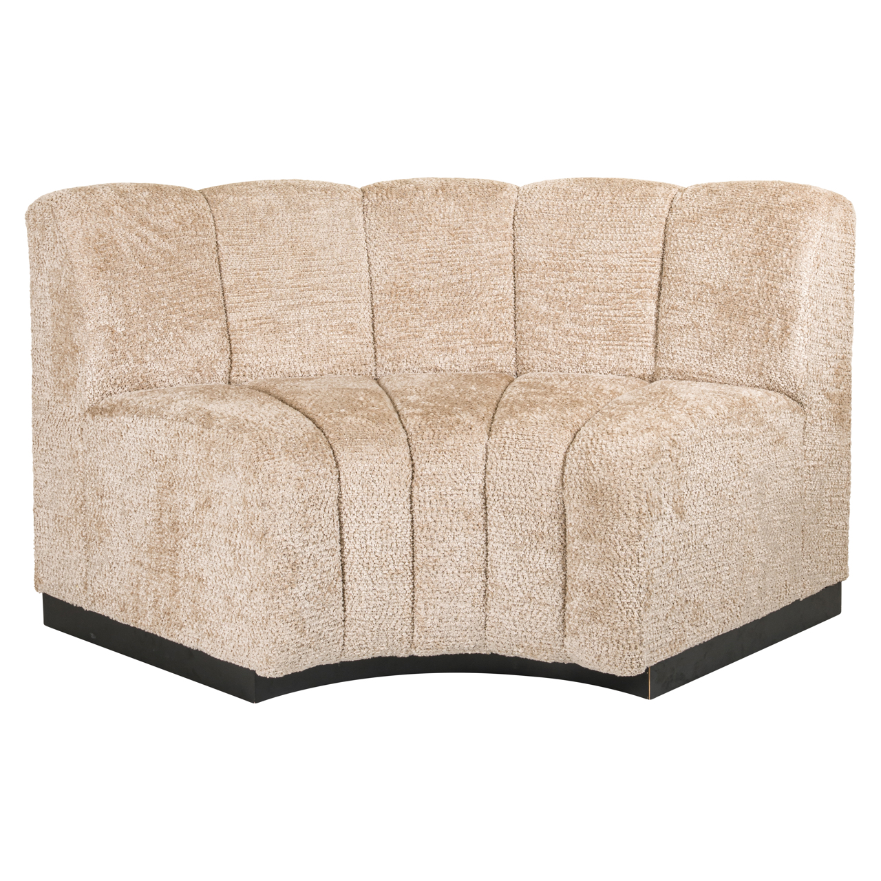 Sitzbank Hillpark lovely beige round corner