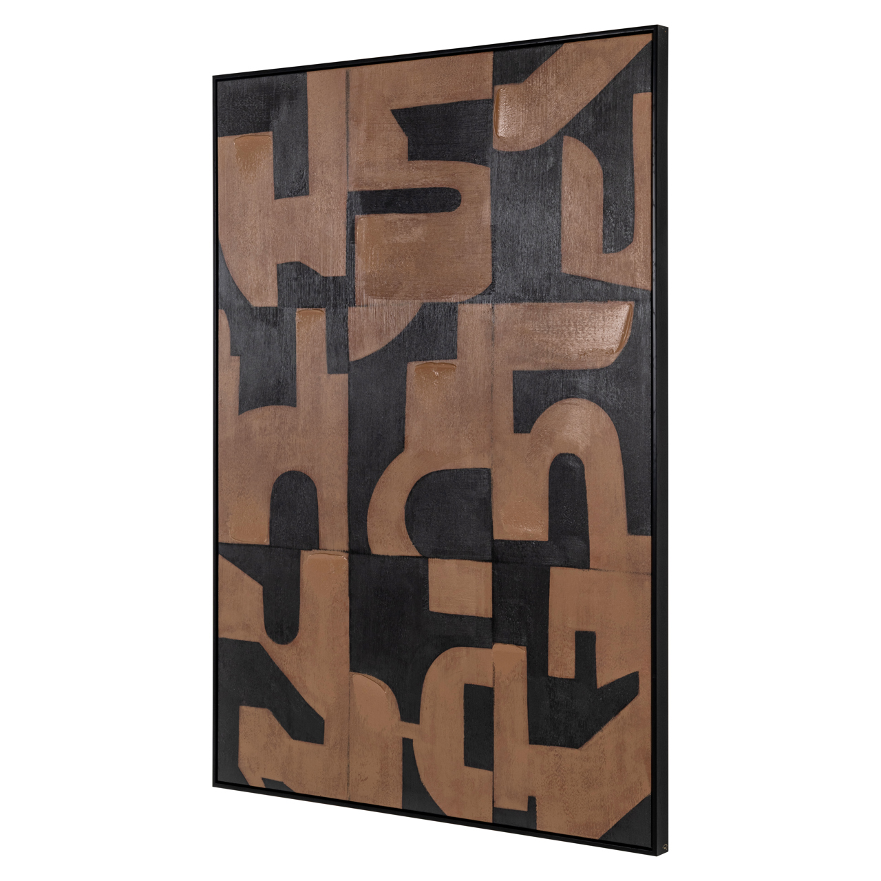 Wandkunst Cascade brown