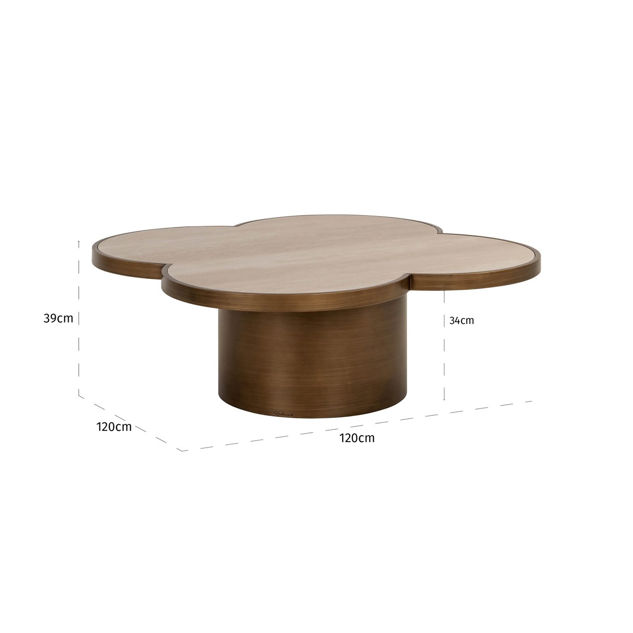Couchtisch Clover beige Couchtisch Clover beige