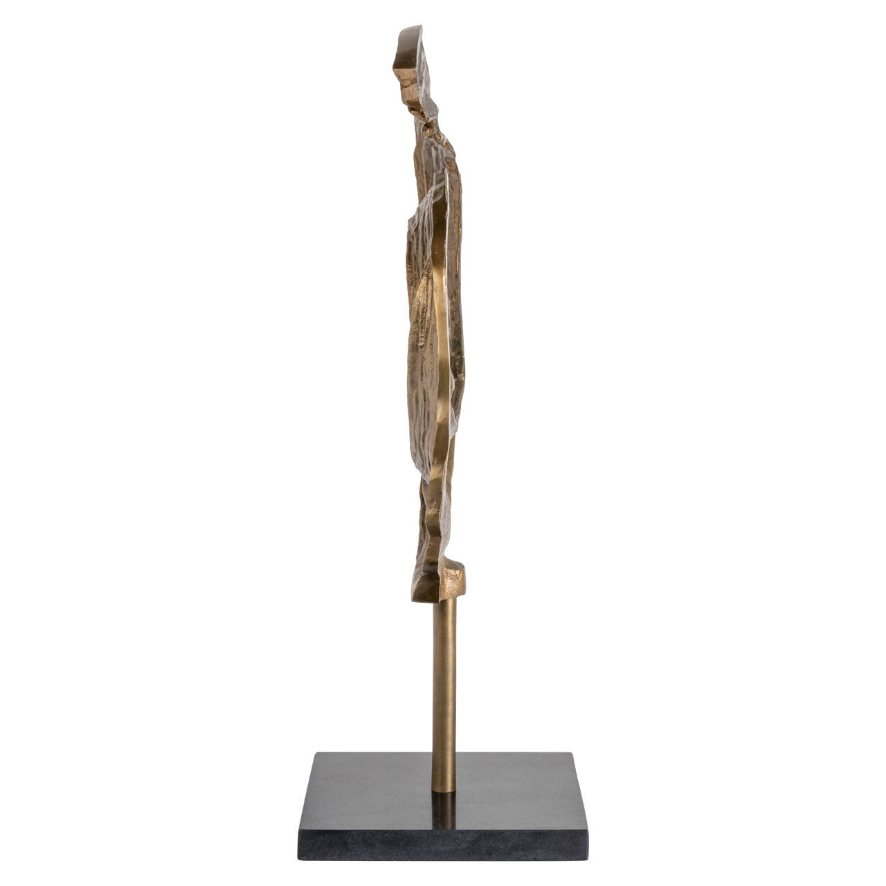 Dekoratives Objekt Swirl brass antique large