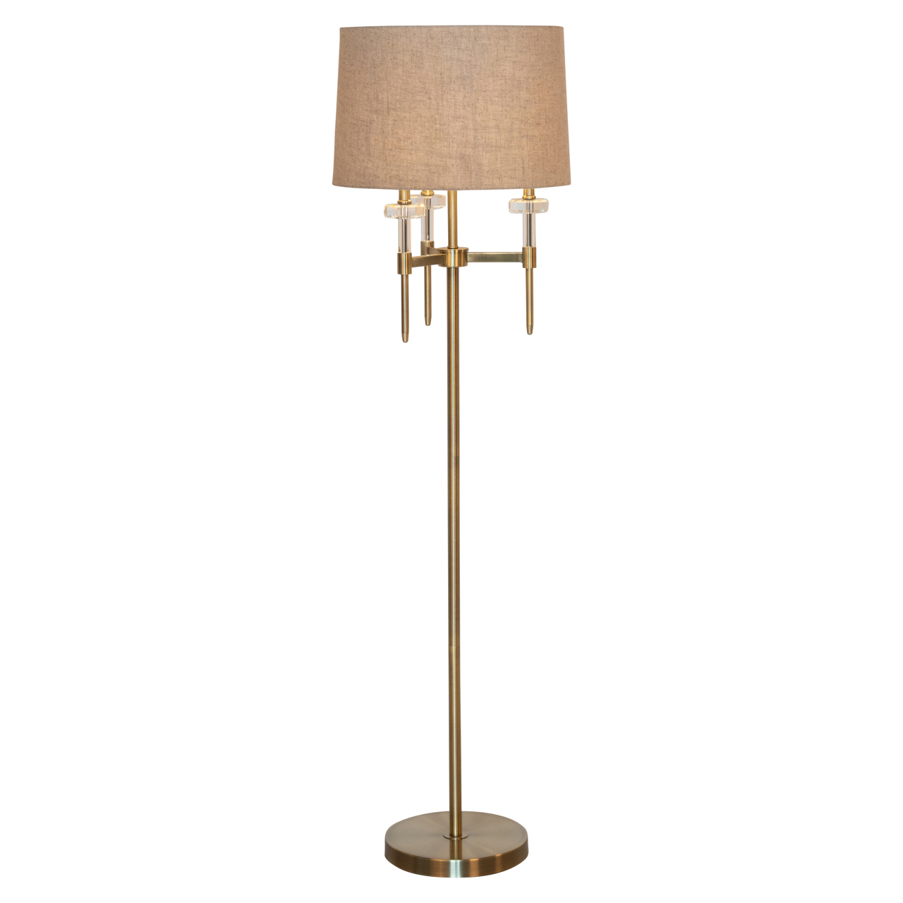 Stehlampe Josie brushed gold