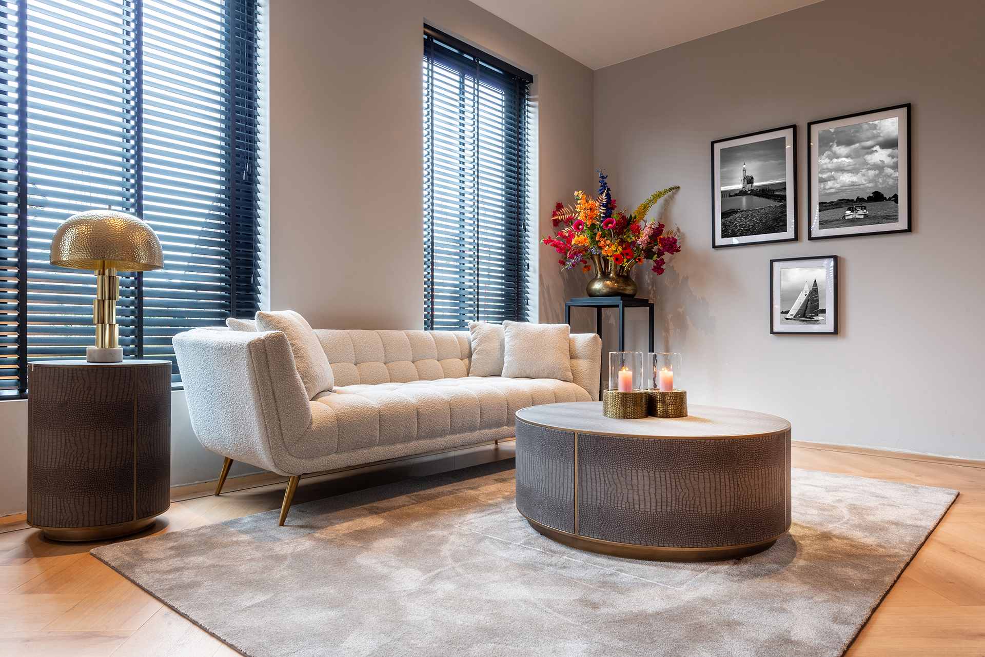 Couchtisch Classio 100Ø (Brushed Gold) Couchtisch Classio 100Ø (Brushed Gold)
