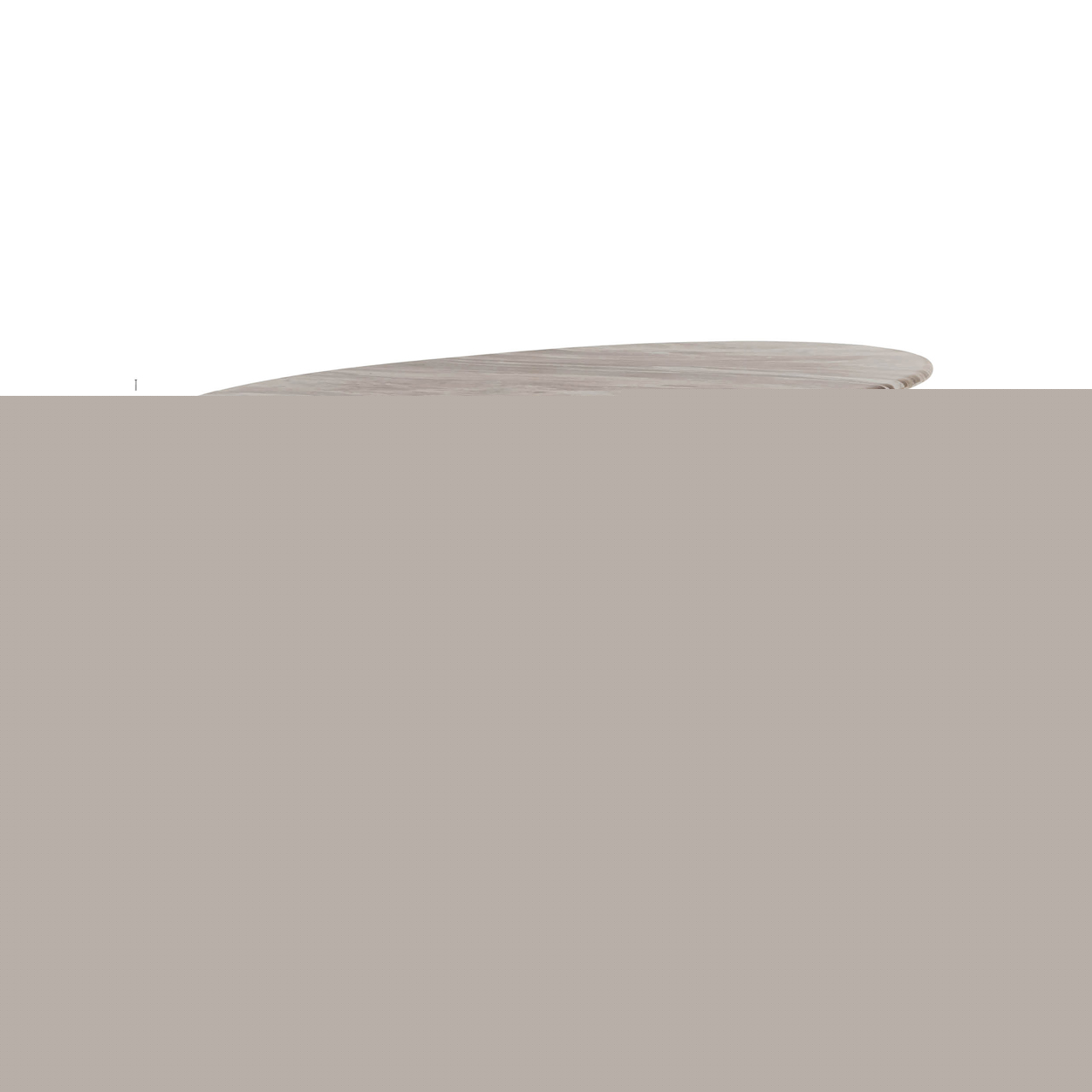 Esstisch Rashford Blush beige oval 200