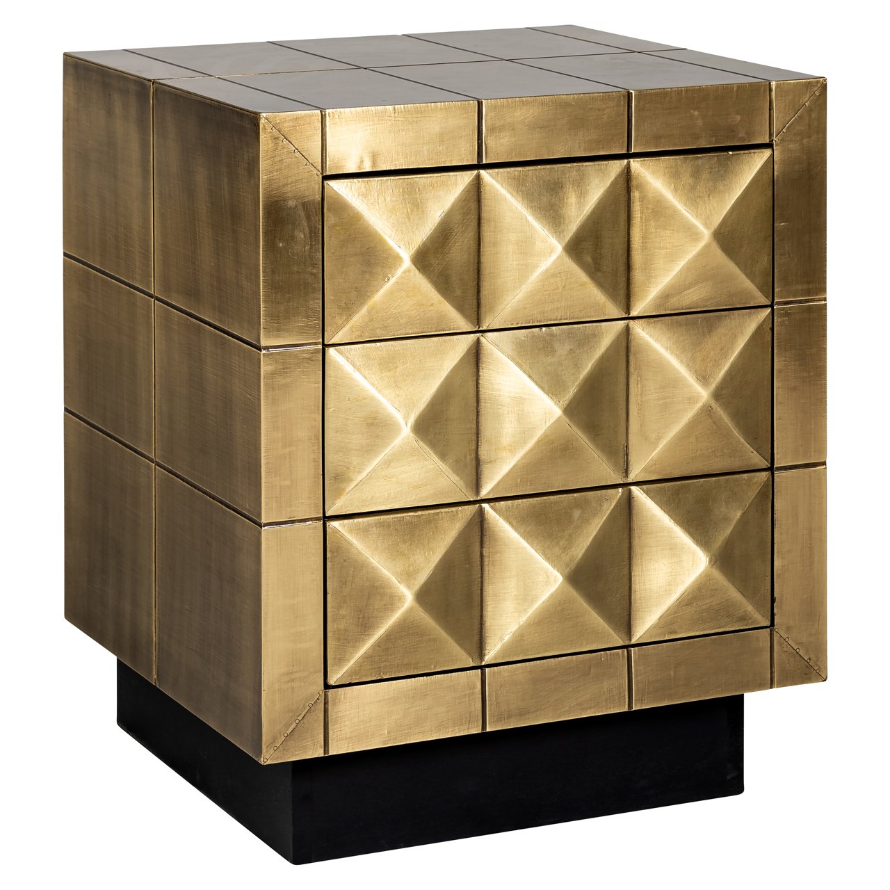 Nachttisch Collada brushed gold Nachttisch Collada brushed gold