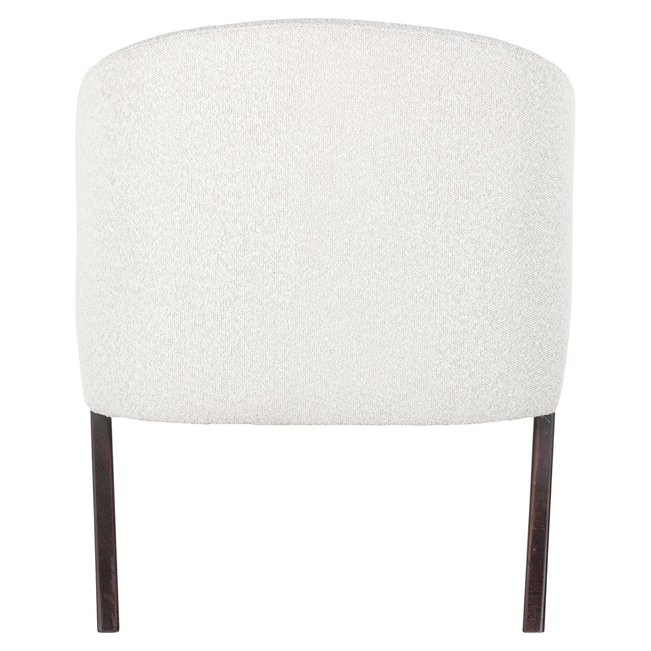 Lounge Stuhl Mia white bouclé