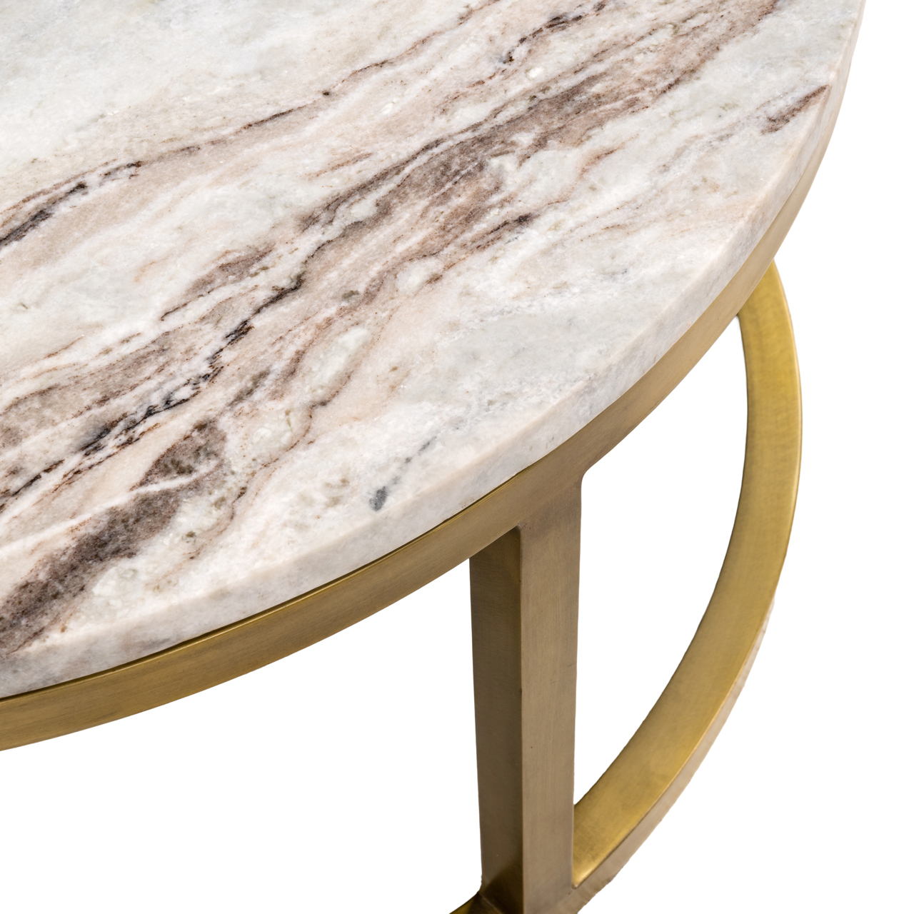 Couchtisch Bottega Blush beige (Set of 2)