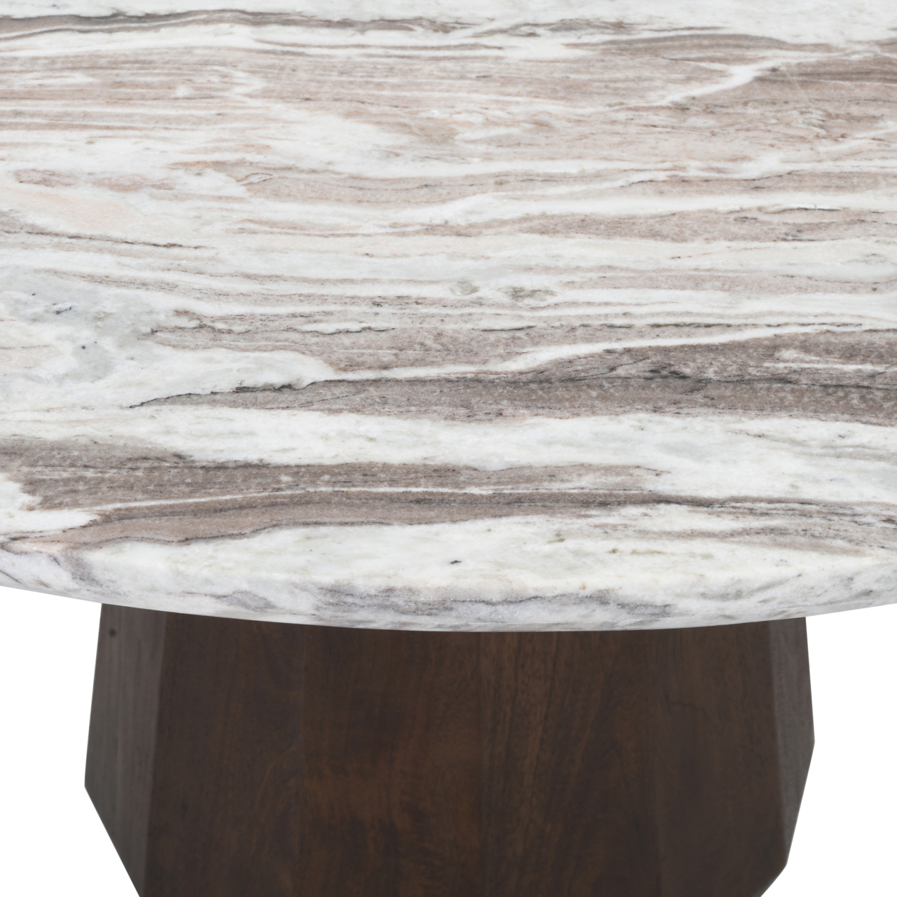 Esstisch Oberoy Blush beige 130Ø